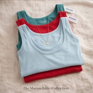 Old Navy Ribbed Tank Bundle Capsule Colors | 3X